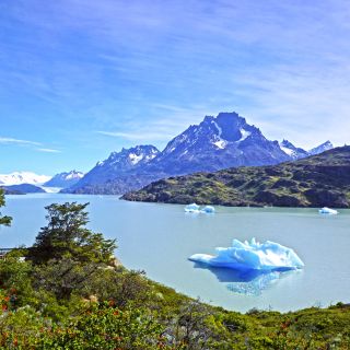 Eisberge des Grey-Gletschers im Nationalpark Torres del Paine