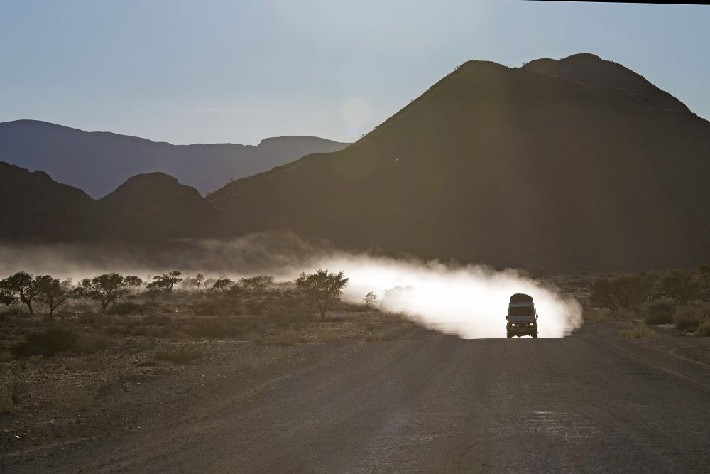 Fahrt durch die Namib