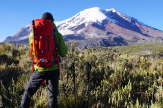 Es ist kaum möglich, den Blick vom Chimborazo abzuwenden