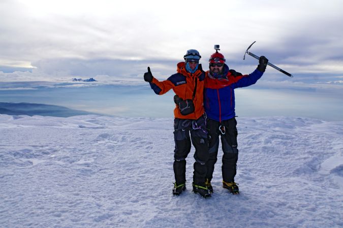 Auf dem Chimborazo – glücklich auf 6310 m! © Diamir