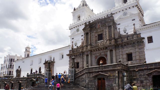 Die Kirche San Francisco in Quito