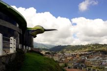 Blick über Otavalo vom „Balcon“