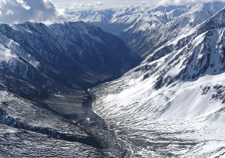 Die St-Elias-Berge bieten riesige Täler
