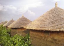 Hütten im Senegal