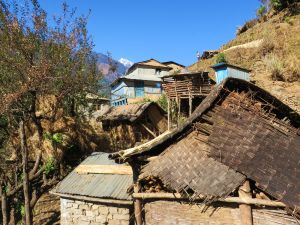 Dorf im Annapurna-Gebiet