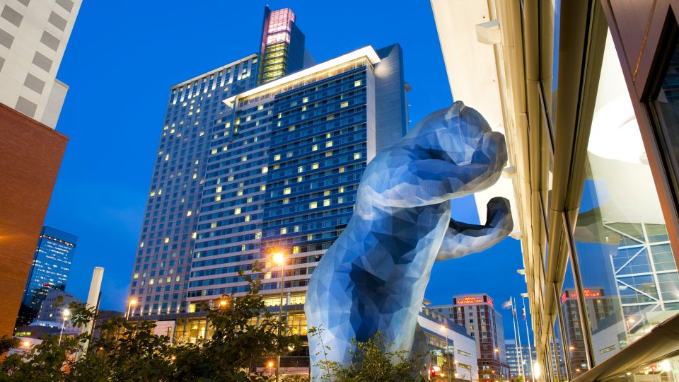 Blue Bear Public Art in Denver