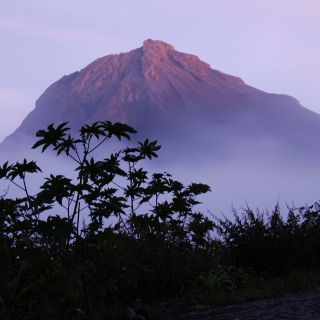 Vulkaninsel Fogo mit Blick auf den Pico de Fogo
