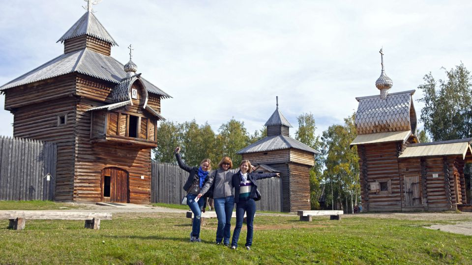 Museumsdorf Talzy nahe dem Baikalsee