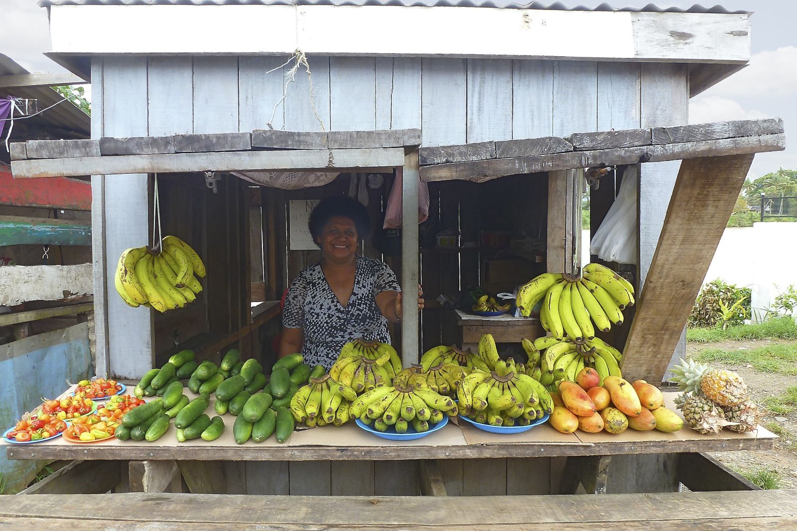 Marktstand bei Suva