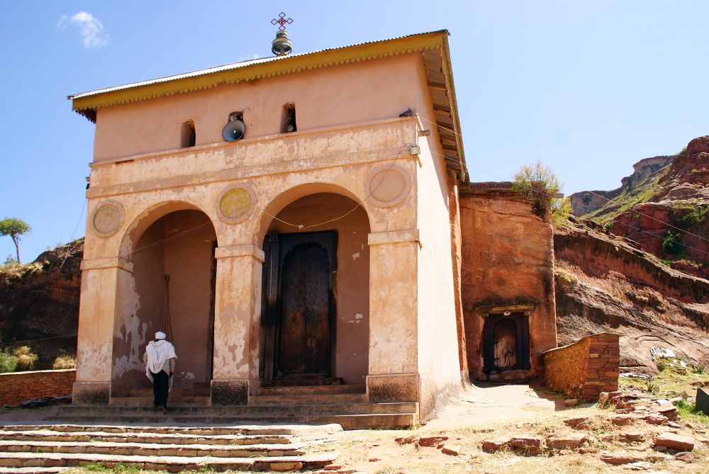 Felsenkirche in der Tigray Region