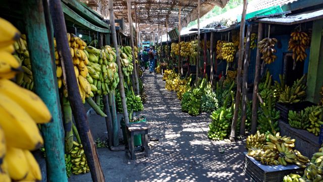 Bananenmarkt in Madurai