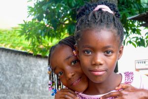 Mädchen auf Sao Tome