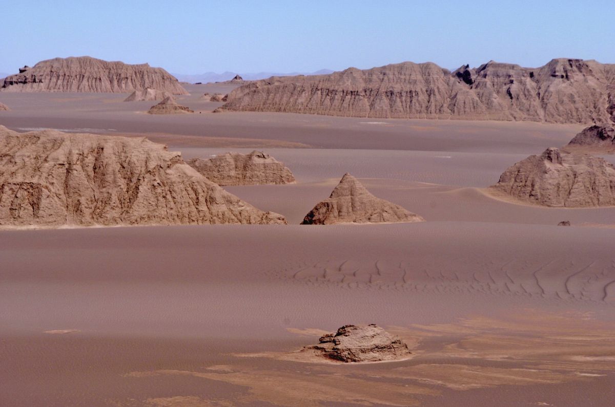 Wüste Dasht-e Lut – die Kaluts – Steinformationen