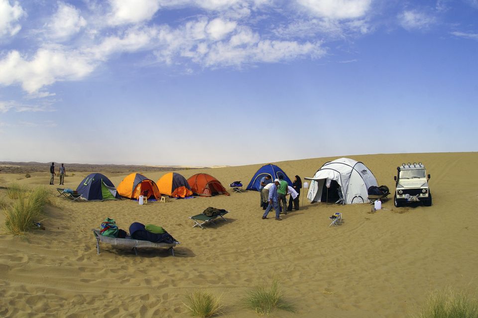 Wüste Lut – Camp