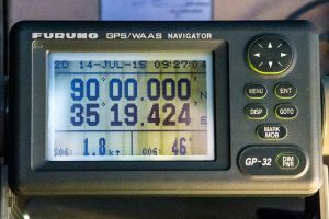 GPS-Gerät am Nordpol