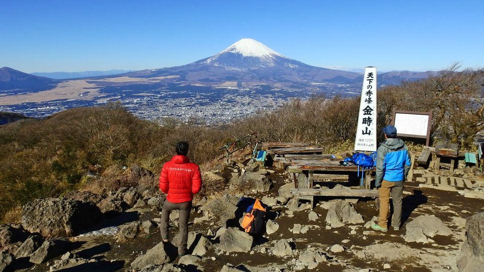 Blick vom Mt.Kintoki (1213m) auf den Fuji-san bei Hakone