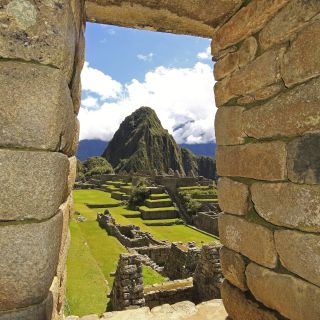 Blick auf Machu Picchu