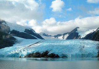 Portage-Gletscher im südlichen Alaska