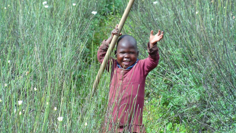 Fröhliches Kind in Ruanda