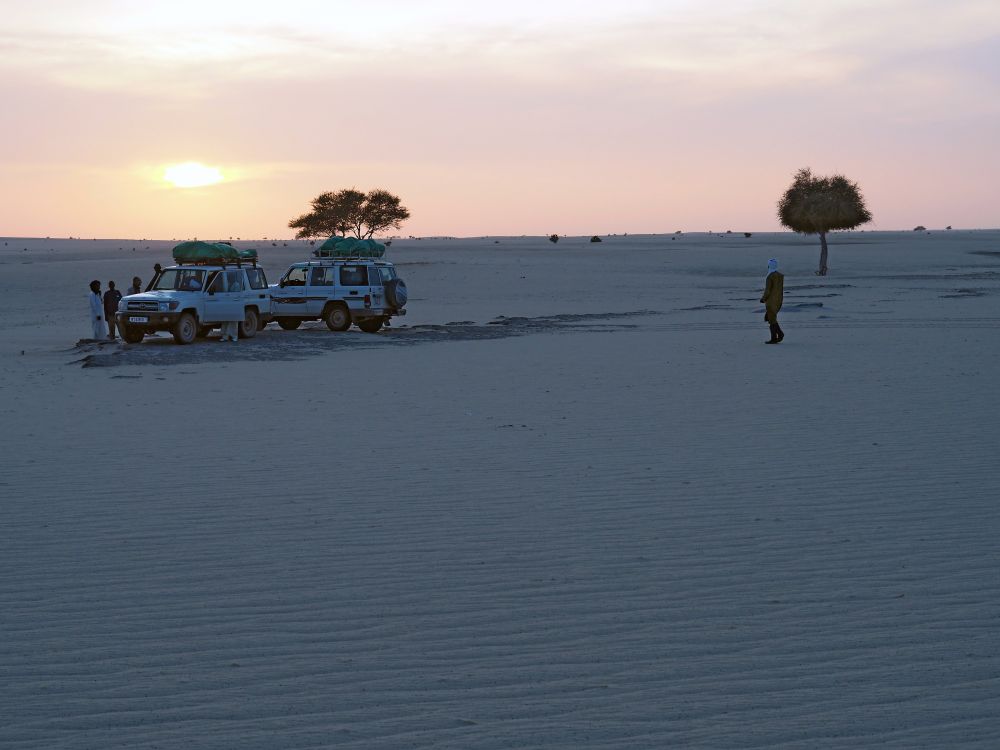 Sonnenuntergang im Tschad