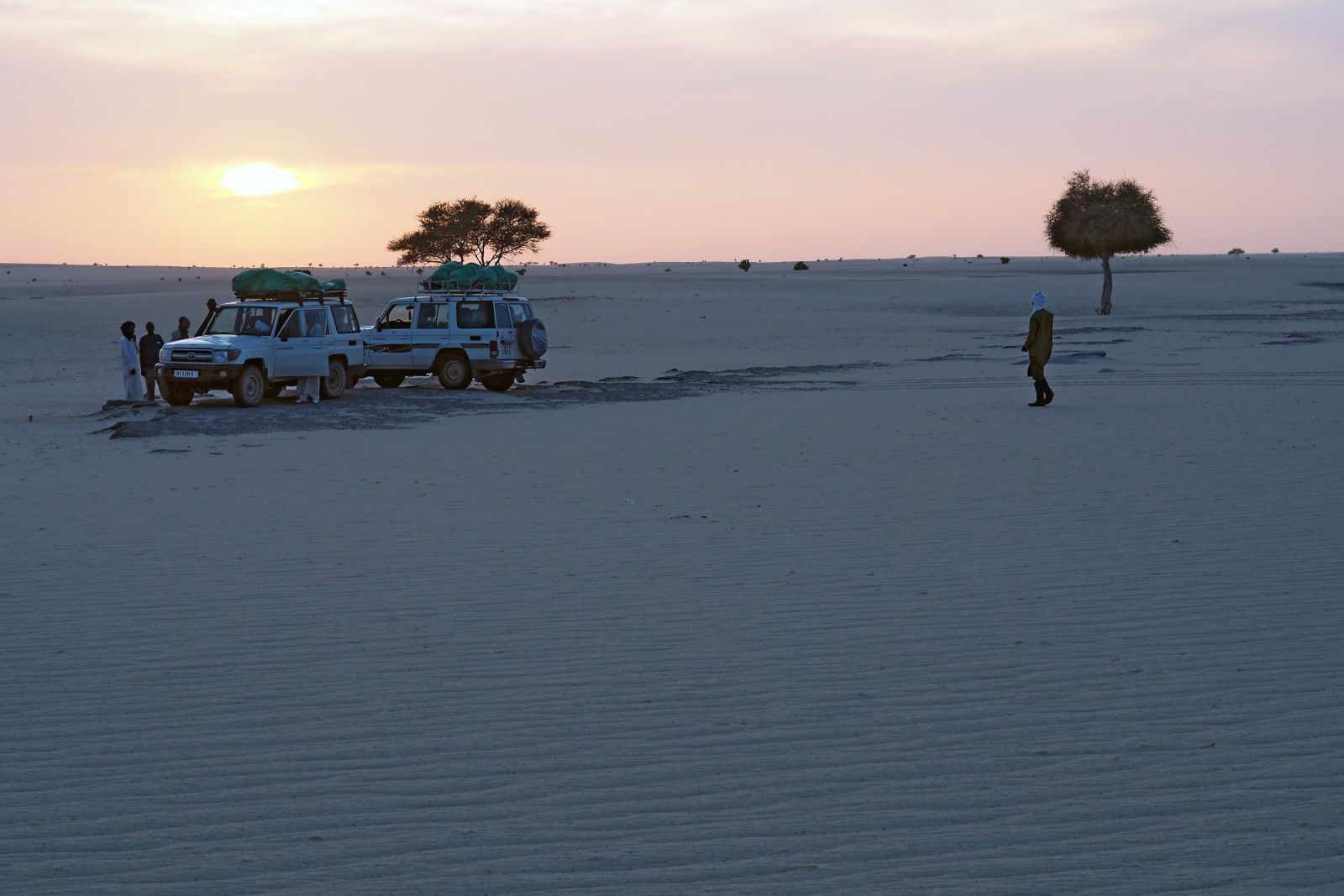 Sonnenuntergang im Tschad