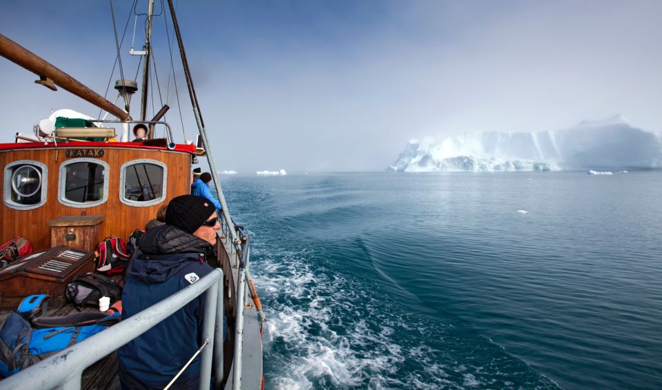Unterwegs zwischen Eisbergen