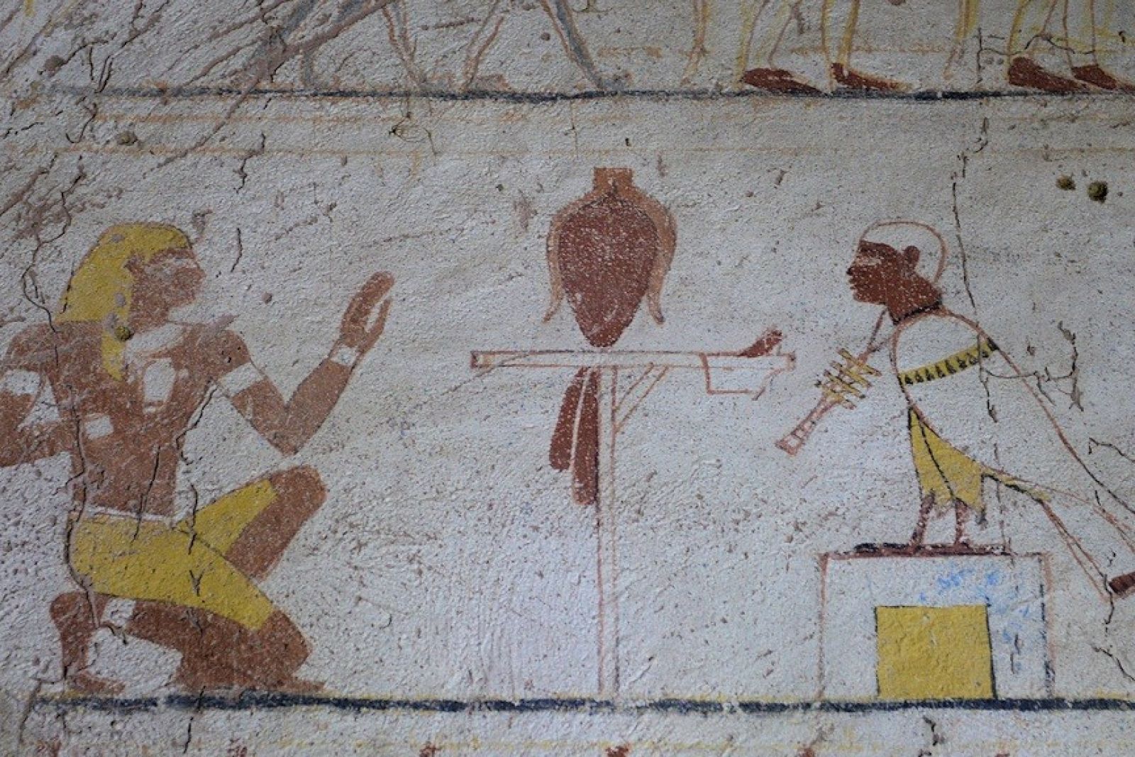 8. Wandmalerei in der Qalhata Thomb in El Kurru