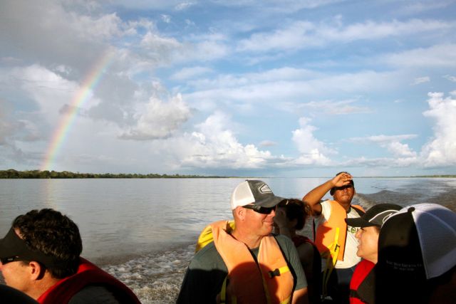 Bootsfahrt auf dem Amazonas