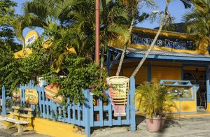Bunte Häuser in Dominica
