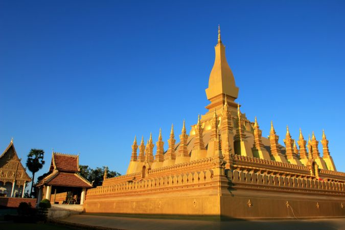 That Luang – Nationalheiligtum in Vientiane © Diamir