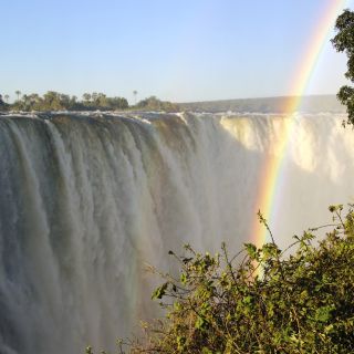 Victoriafälle, Simbabwe, Victoria Falls, von Simbabwe Seite