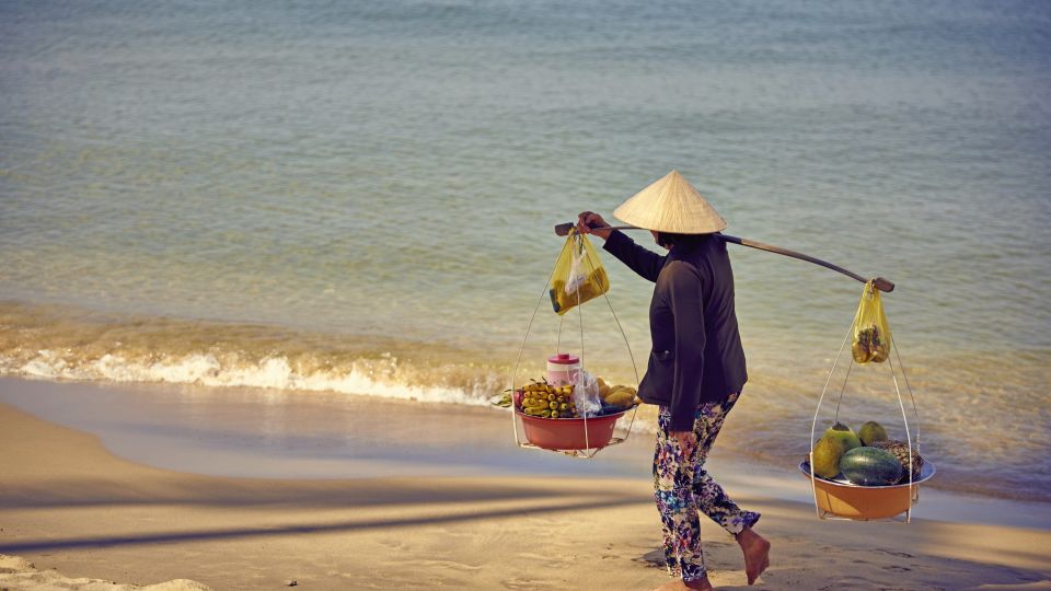 Auf der Insel Phu Quoc am Strand