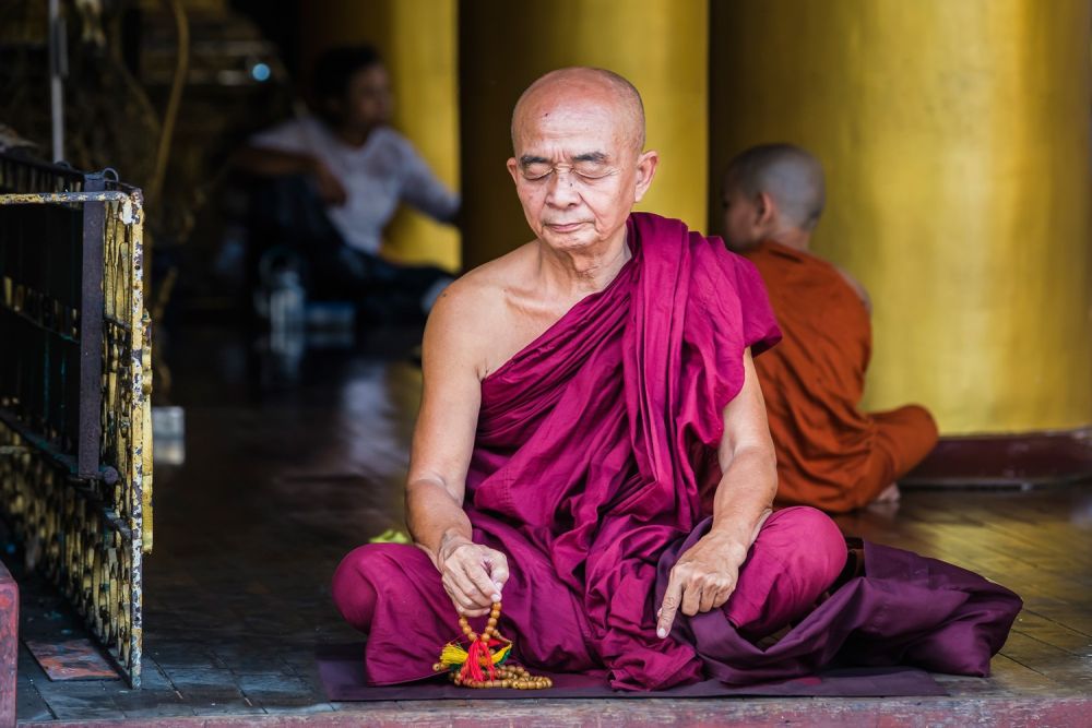 Buddhistischer Mönch in Myanmar