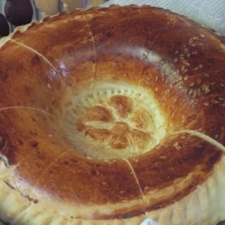 Typisches Brot in Kirgistan