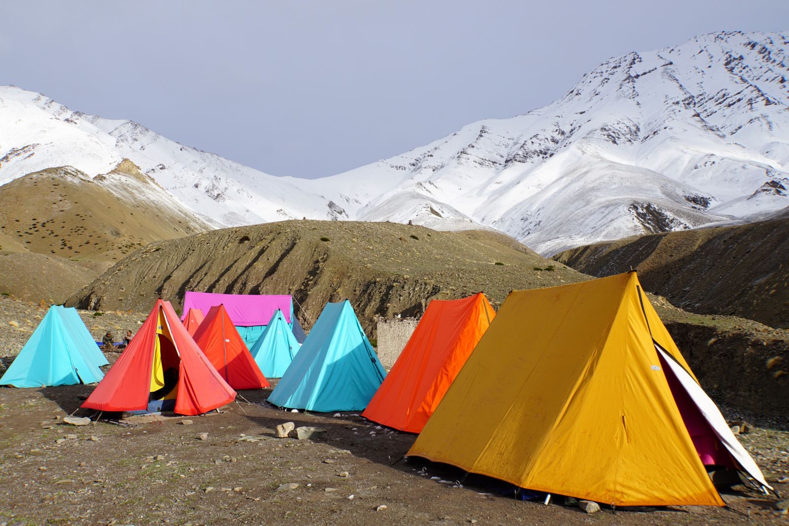 Zeltlager oberhalb von Rumbak auf 4200 m