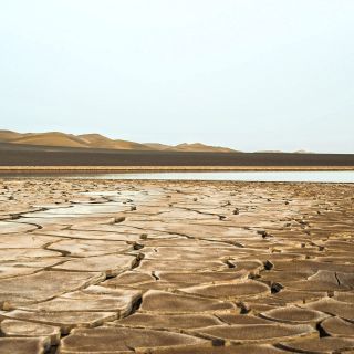 Wüste Dasht-e Lut – ausgetrocknete Ebene