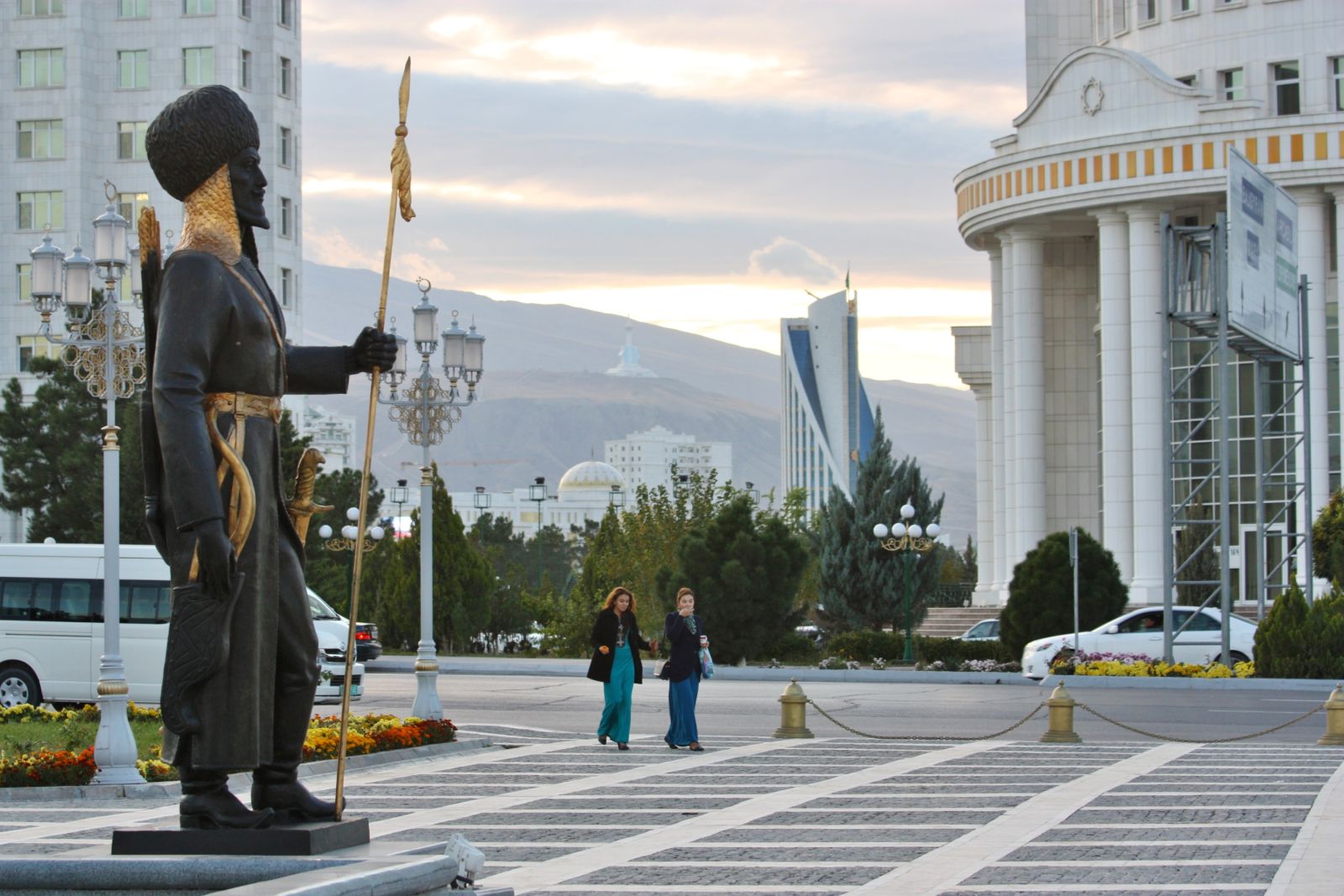 Stadbild von Ashgabat