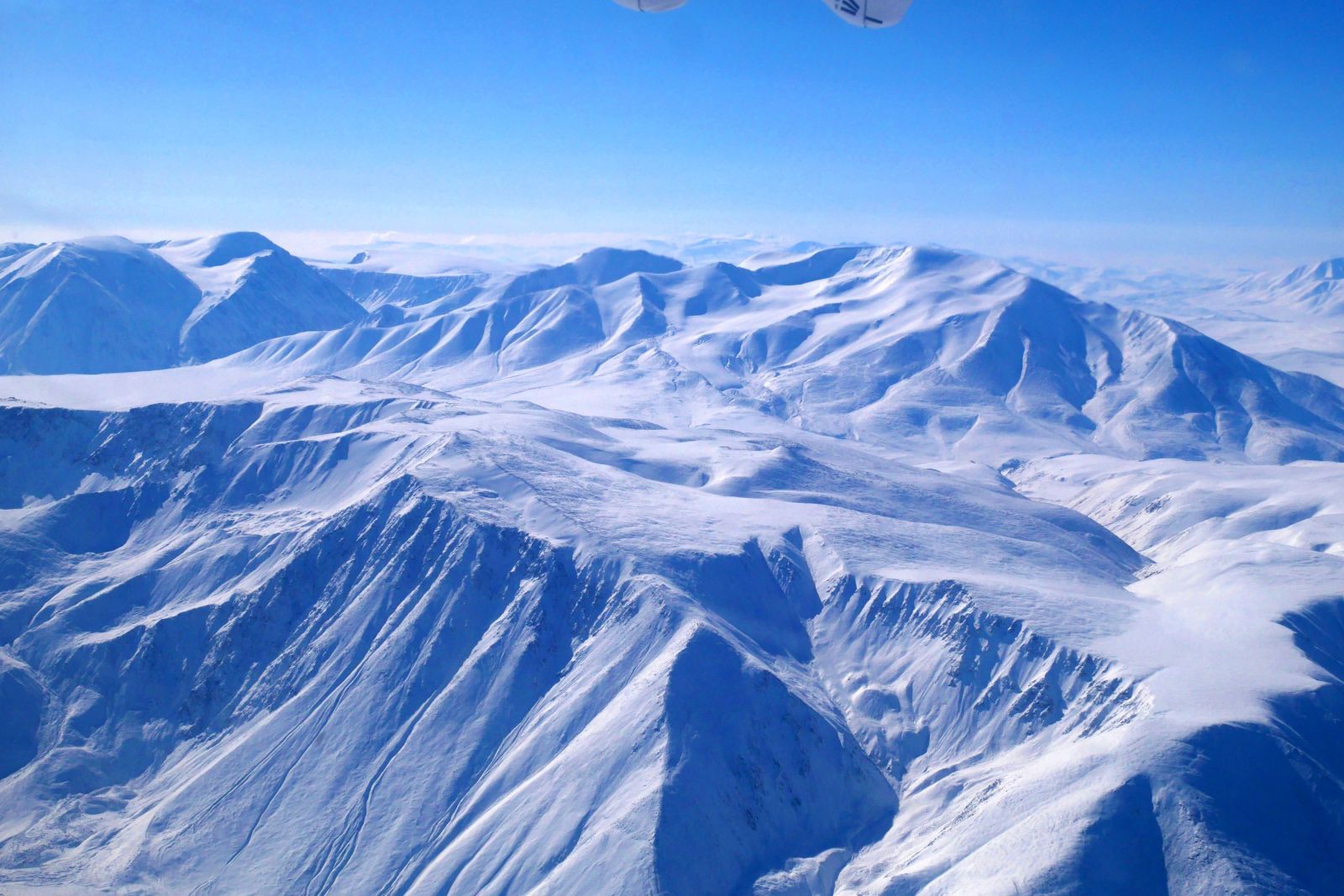 Flug über den Mongolischen Altai
