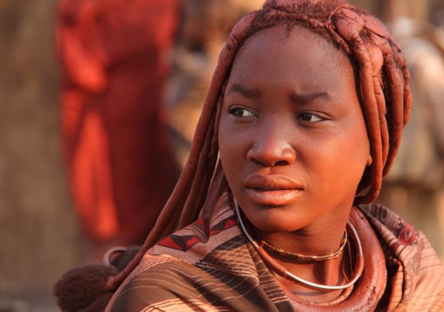 Himba-Frau in Namibia