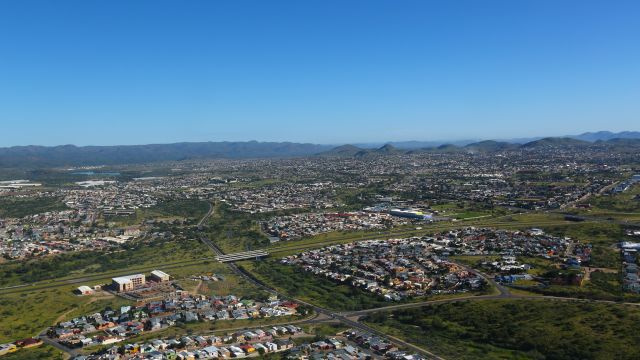 Blick über Windhoek