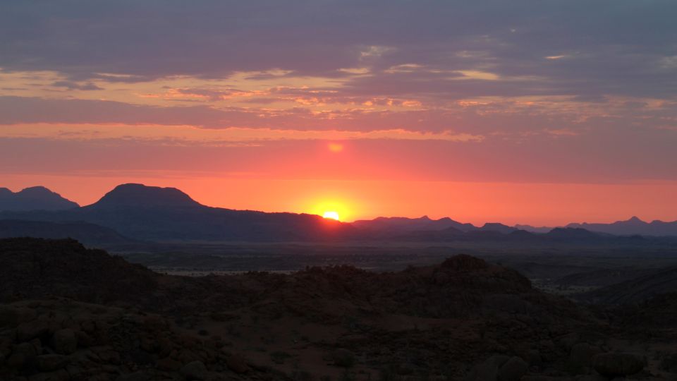 Sonnenuntergang in Namibia