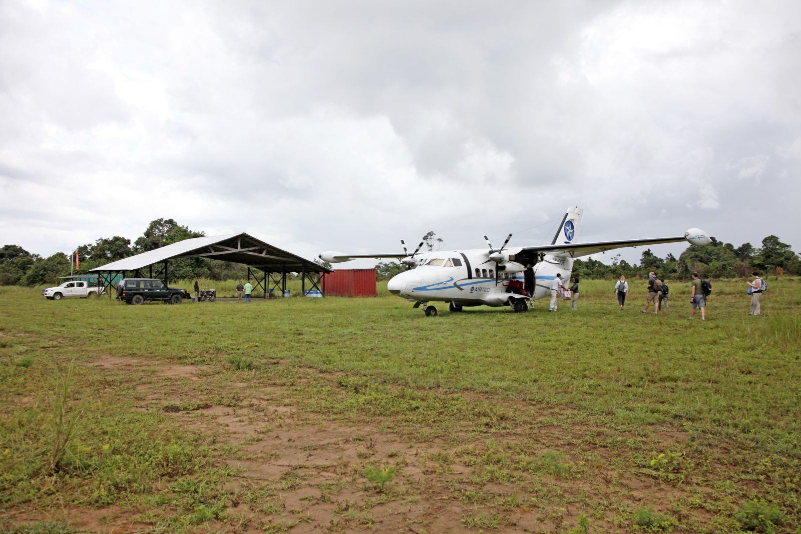 Mboko Airstrip im Odzala-Kokoua-Nationalpark