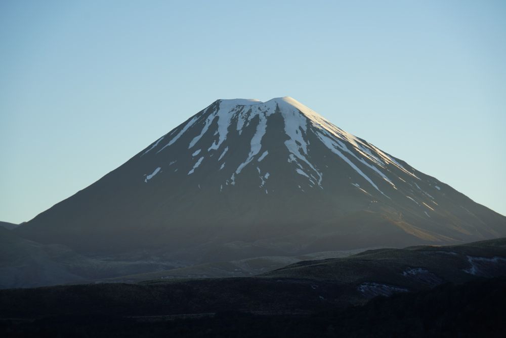Auch der Mt. Ngauruhoe mit seinen 2291 Metern ist ein wunderschöner Vulkan im Herzen der Nordinsel.