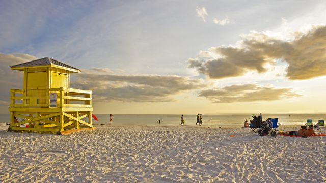Strand von Siesta Key, Westküste Florida