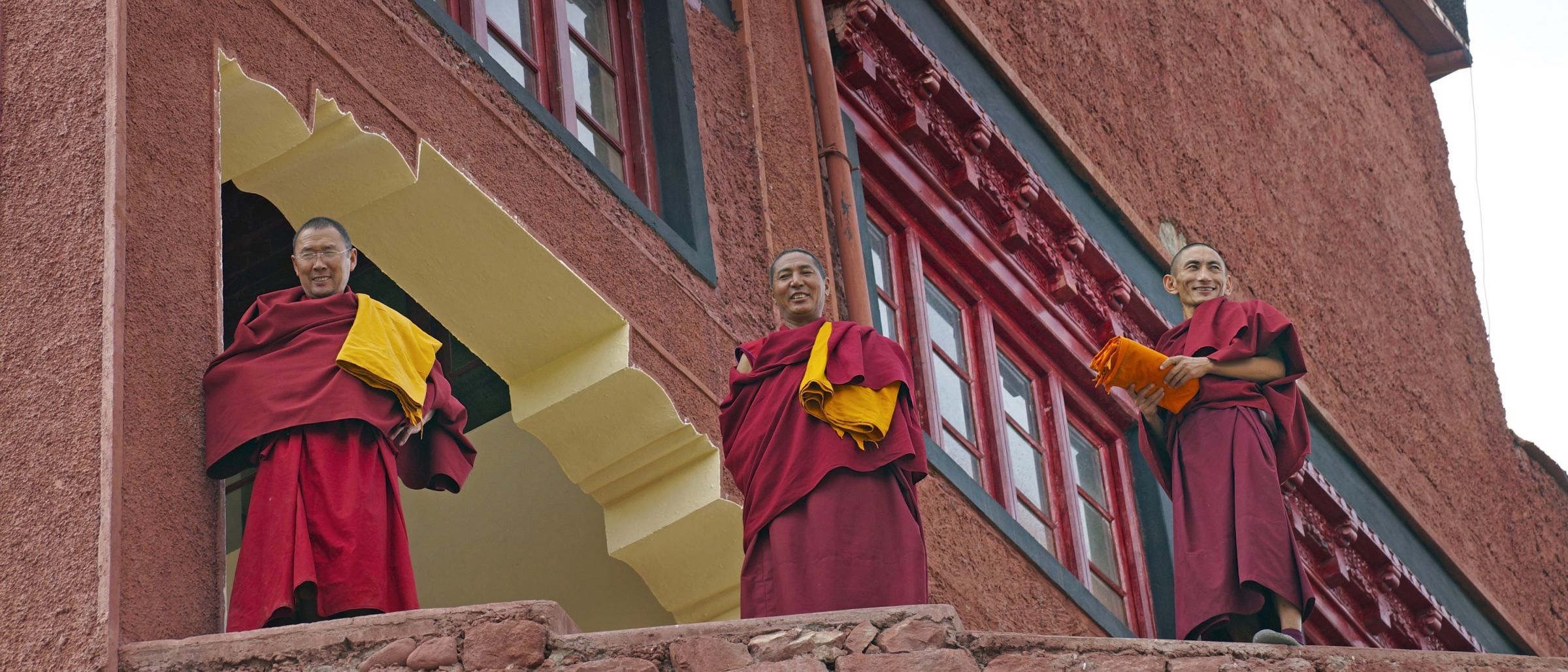 Ladakh Leh Matho Monastry Mönche