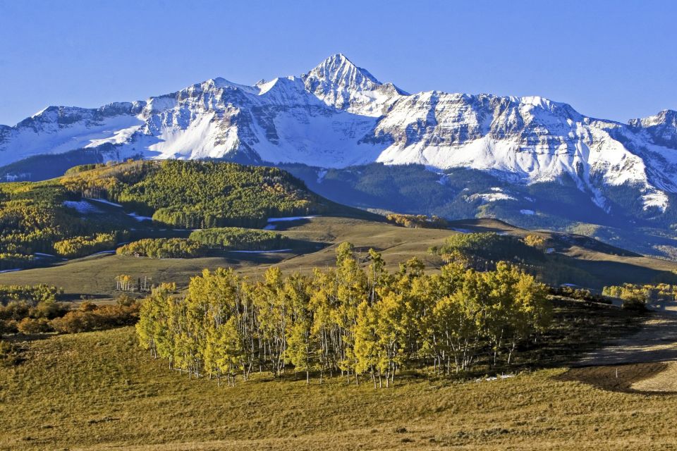 Schöne Rocky Mountain-Kulisse nahe Telluride, Colorado