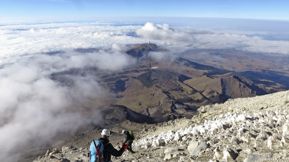 aussichtsreicher Abstieg am Pico de Orizaba