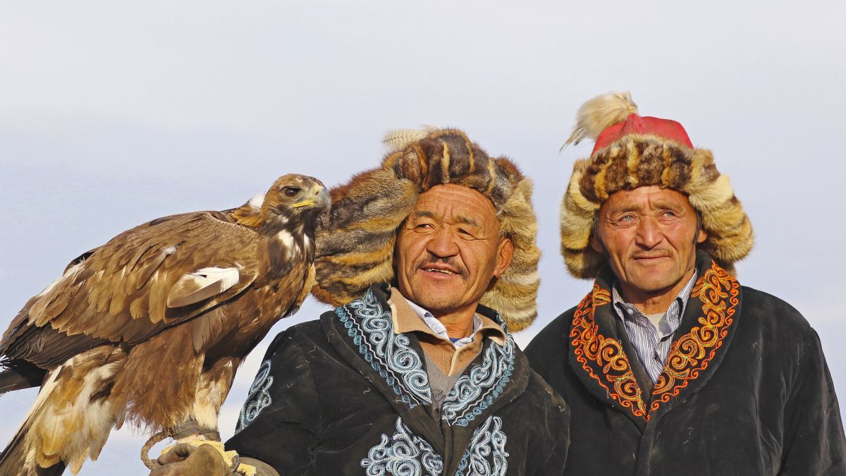 Adlerjäger in der Mongolei