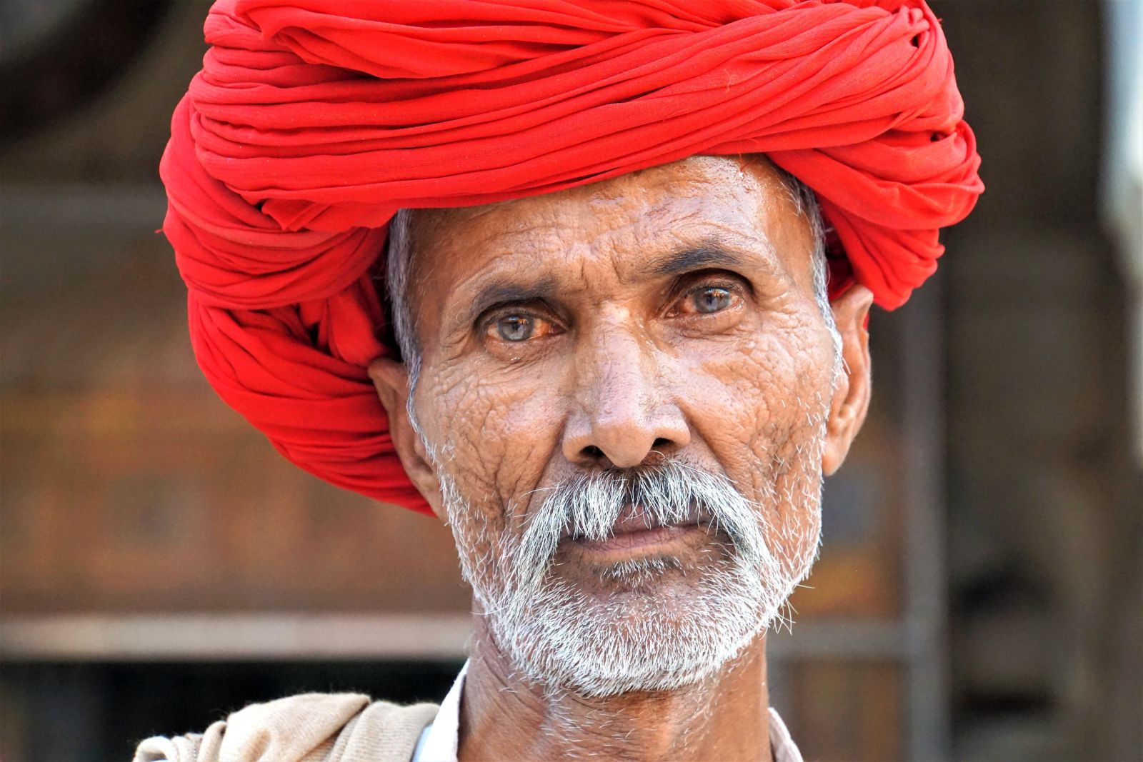 Rajasthan Porträt Mann