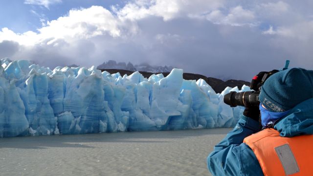 Grey Gletscher im Torres-del-Paine-Nationalpark